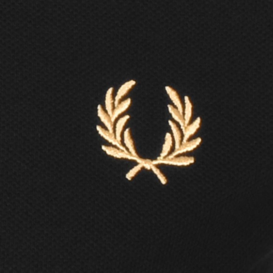 Alternative Image for ProductFred Perry Tartan Collar Polo T Shirt Black3